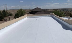 Commercial flat roof on a Pueblo Colorado commercial building after a professional roof inspection