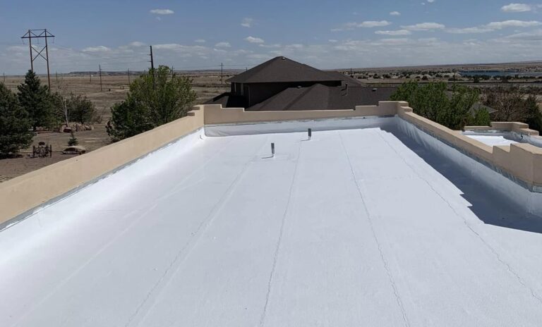 Commercial flat roof on a Pueblo Colorado commercial building after a professional roof inspection